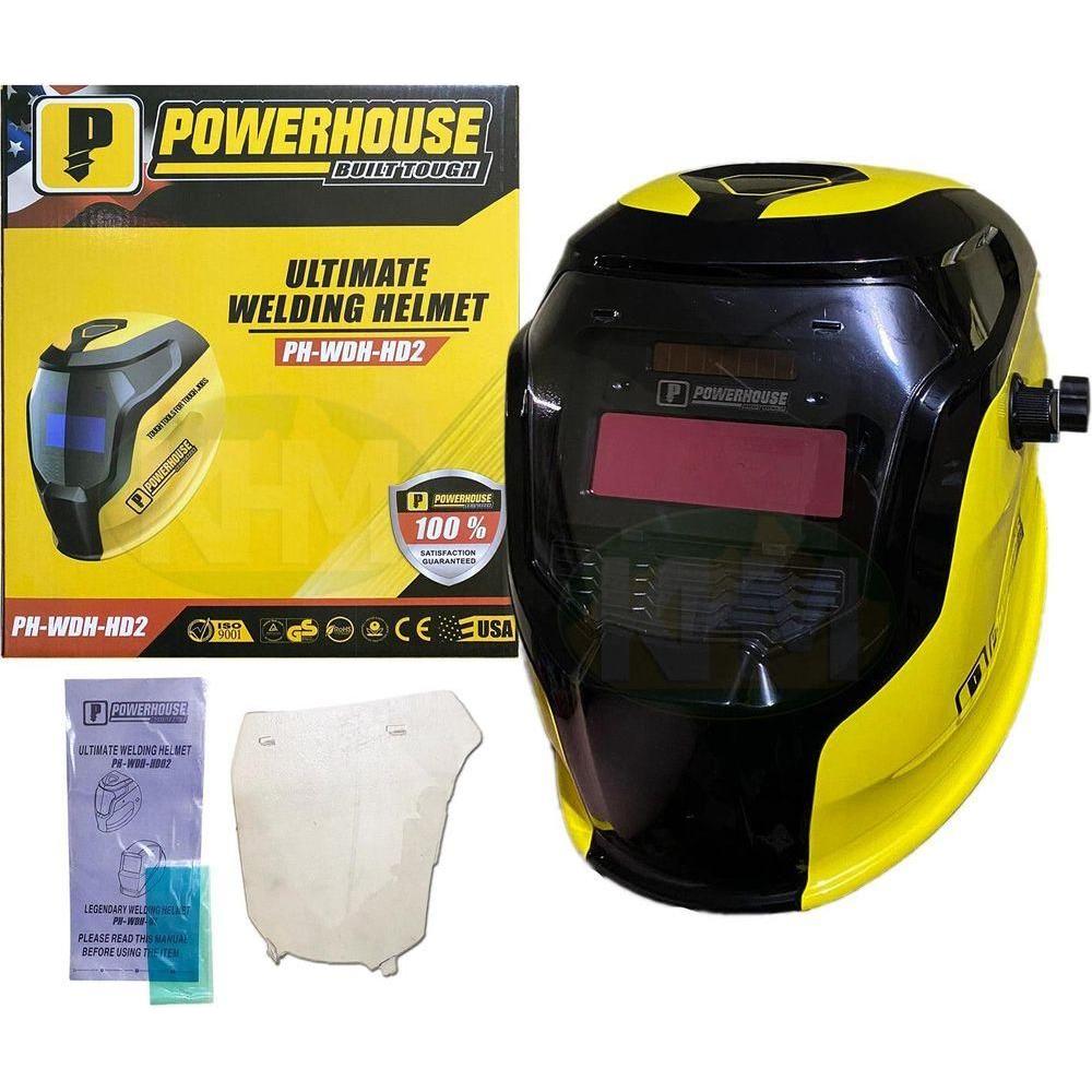 Powerhouse PH-WDH-02 Auto Darkening Welding Helmet - KHM Megatools Corp. Powerhouse PH-WDH-02 Auto Darkening Welding Helmet - KHM Megatools Corp.